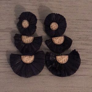 *NWOT* Navy Earrings